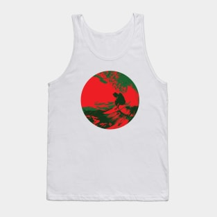 Texas Style Lone Surfer Tank Top